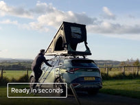 TentBox Cargo opening with text overlay "Ready in seconds". [autoplay]